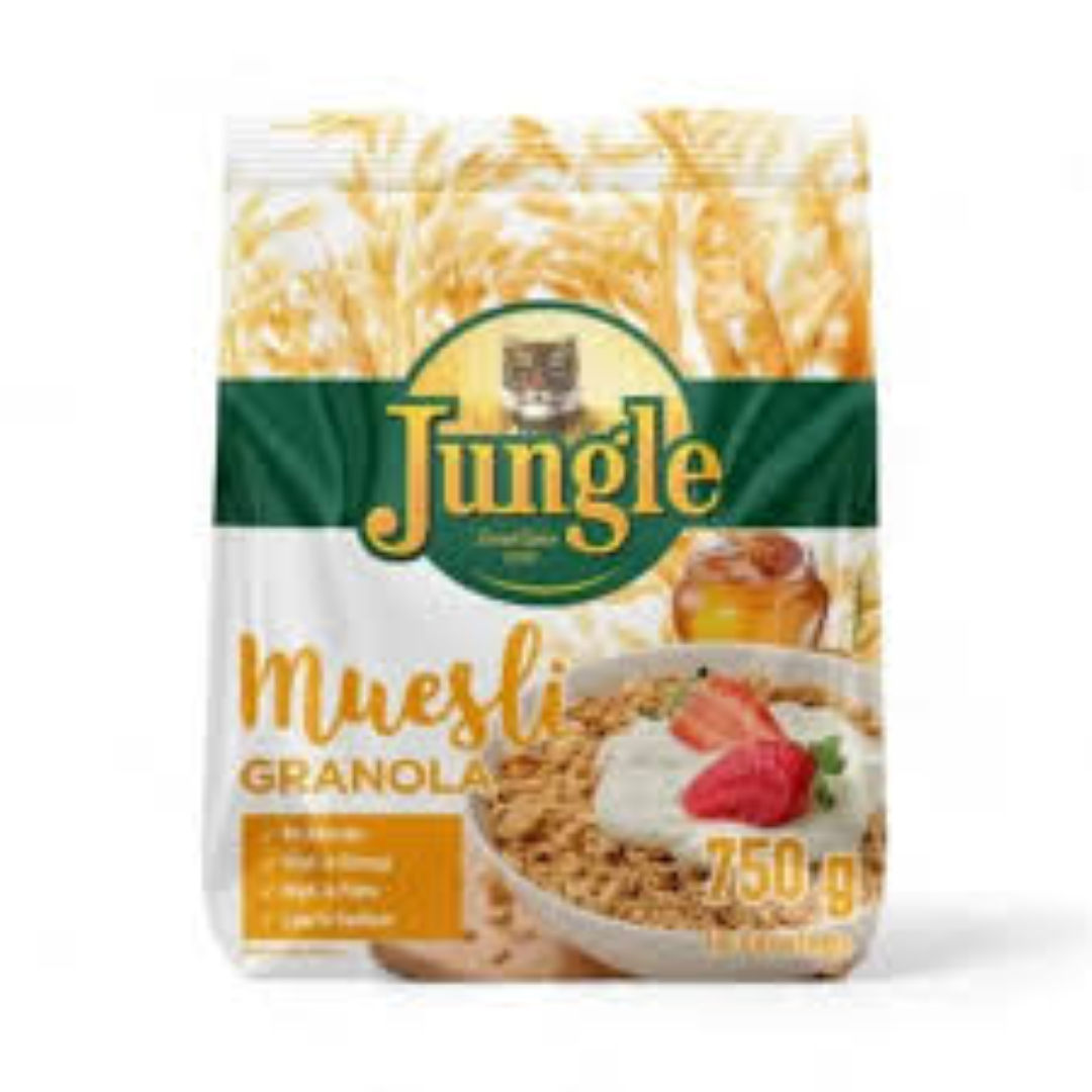 JUNGLE MUESLI GRANOLA 750G